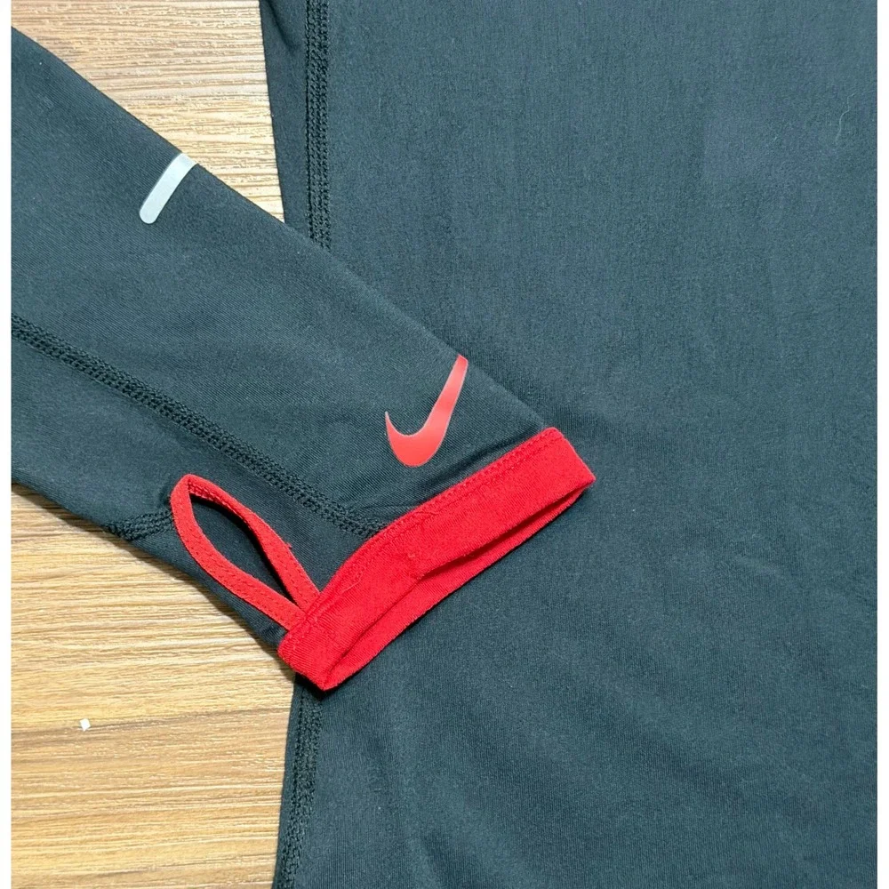 Nike NFL Tampa Bay Buccaneers Dri-FIT Quarter Zip Pullover Black Women's Sz M